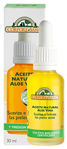 Corpore Sano Aloe Vera Oil/Aceite De Aloe Vera 30 Ml Certified Organic Growing
