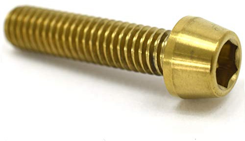 F26 Titan M5 Schraube DIN 912 konisch (Gold, 25mm)