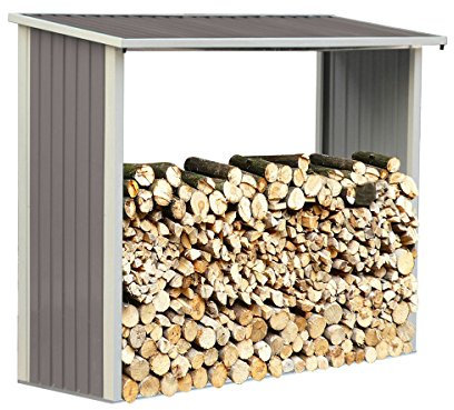Habitat et Jardin Abri bûches métal Victor - 1.68 m²