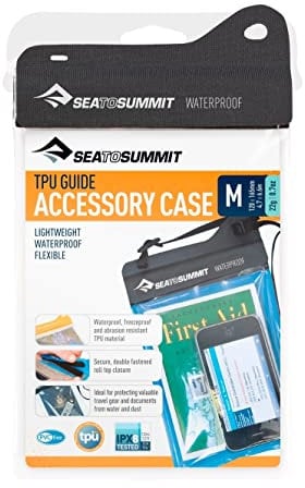 Sea to Summit Unisex Tpu Guide Waserdichte Schutztasche, Schwarz/Transparent, Medium EU
