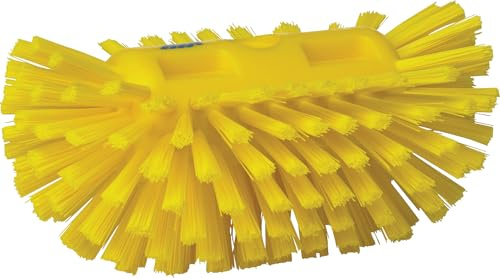 Vikan, Yellow Brush,Tank,Stiff,5.5,PP/PBT, 7037