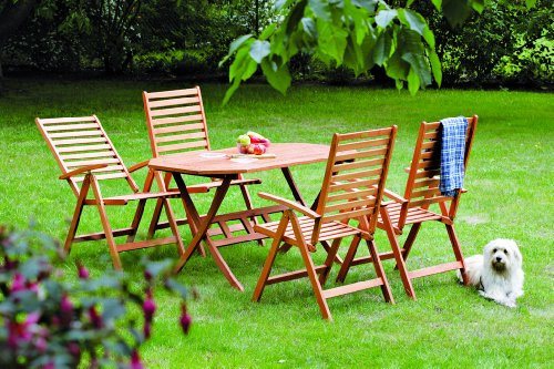MERXX Gartenmöbel Gartensitzgruppe Paola 5-teilig