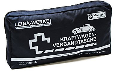Leina-Werke 11101 KFZ-Verbandtasche Elegance, Blau/Weiß