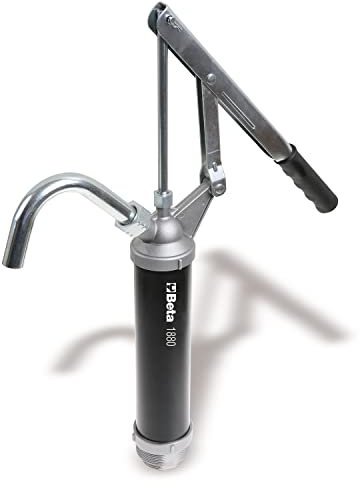 Beta Pompa Manuale per Fusti in Olio 1880 - Ideale per Olio, Non Usare con Liquidi Acidi - Attacco Fusto e Tubo Telescopico - Portata Olio 240g/Colpo - Peso 2,4kg
