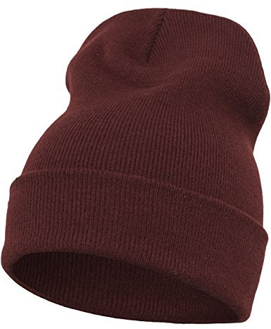 Flexfit Mütze Heavyweight Long Beanie, Maroon, one Size