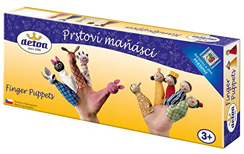 DETOA 13692 Fingerpuppen Märchen, Farbig, normal