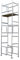 Classic 5.5m (WH) DIY Galvanised Scaffold Tower (4 x 2'6 Base) Basic Kit with Platform Boards