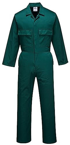 Portwest S999 Herren Euro-Arbeitskleidung Polycotton Overall Arbeitsanzug Flaschengrün, L