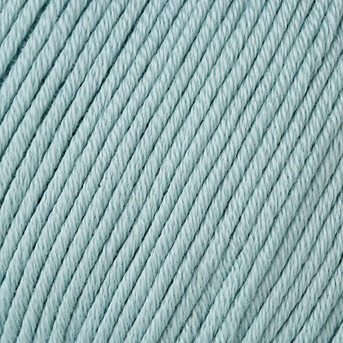 Rico Design Essentials Double Knitted Yarn, 100 Percent Cotton, Jade Green