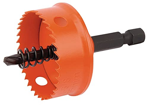 Draper 34988 Expert Bi-Metal Hole Saw with Integrated Arbour, 35mm