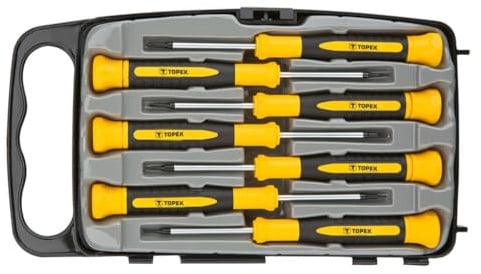 TOPEX 39d558, Pack 7-teilig, Schraubendreher Präzisions
