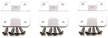 JSP Manufacturing New AFTERMARKET Coleman Replacement Cooler Hinges + Stainless Screws (3)