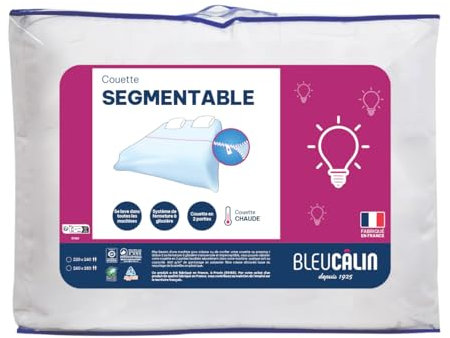 Bleu Calin KSGB402460 Steppbett für 2 Personen, leicht waschbar, weiß, 220x240 cm