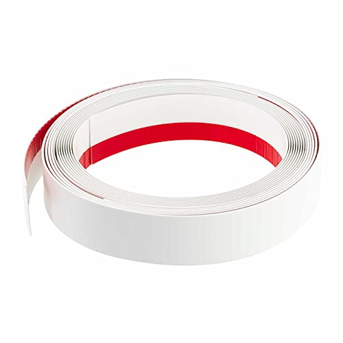 Fensterleiste Flachprofil PVC selbstklebend 50mm breit 3m lang Abdeckleist