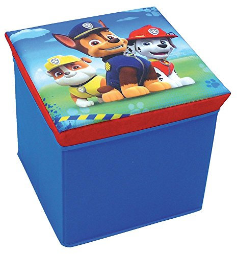 Fun House 712538 pat' Patrouille Hocker Aufbewahrungsbox Polyester blau 31 x 31 x 29 cm