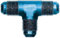 Aeroquip FCM2064 Adapter aus eloxiertem Aluminium, 10 AN Union T