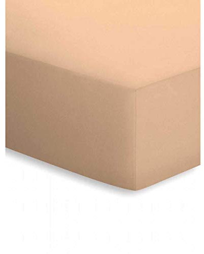 schlafgut Spannbettlaken 50041 Jersey 90 x 190 bis 100 x 200 VAR.081 beige