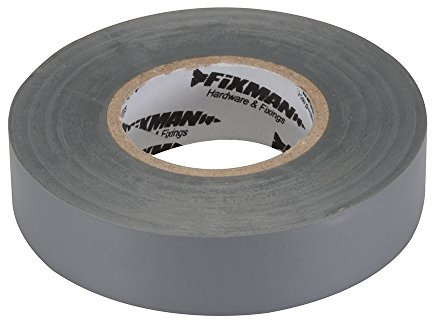 Fixman 188969 Isolierband 19mm x 33m, grau