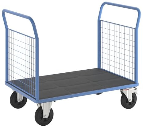 eurokraft pro | Plattformwagen mit Gitterwänden