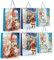 com-four® 6x Geschenktüte für Weihnachten, Nikolaus und Advent - Geschenkverpackung 42cm - XXL Geschenktasche mit Weihnachtsmotiven - Geschenkbeutel aus Papier (06 Stück - XXL)