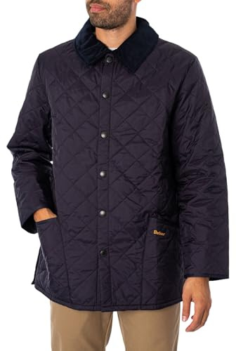 Barbour Herren Heritage Liddesdale Steppjacke, Schwarz