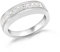 Tuscany Silver Damen-Ring 925 Sterlingsilber Zirkonia eckig Gr. 54 (17.2) 8.47.4540