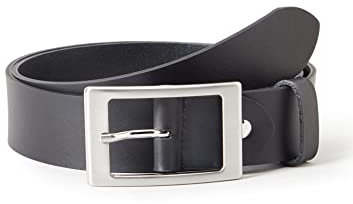 MGM Damen Basic Gürtel, Schwarz (Schwarz), 95