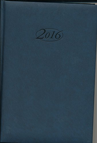 Buchkalender 2024 Stylex A5 blau 1Tag 1 Seite Sa/So 1Seite
