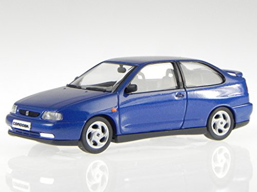 Seat Cordoba SX 3-Türer 1. Generation 1997 blau Modellauto Herpa 1:43