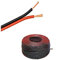 5m LED Kabel Zwillingslitze 2x 0,50mm² schwarz/rot 2-adrig, Kupfer!