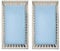 Dudu N Girlie Fitted Crib Sheets 51x85 Compatible with Chicco Next to Me | Soft Jersey Cotton Baby Bed Sheets | Hypoallergenic, Breathable & Easy Care (Pack of 2, Blue)