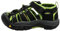 KEEN Newport H2, Sandali Unisex - Bambini e ragazzi, Nero Black Lime Green, 34 EU