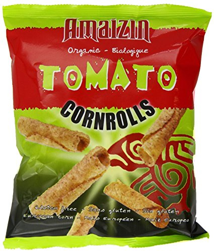 Amaizin Organic Gluten Free Tomato Corn Rolls 100g (Pack of 14)