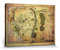1art1 Der Herr Der Ringe Poster Landkarte Von Mittelerde Bilder Leinwand-Bild Auf Keilrahmen | XXL-Wandbild Poster Kunstdruck Als Leinwandbild 80x60 cm