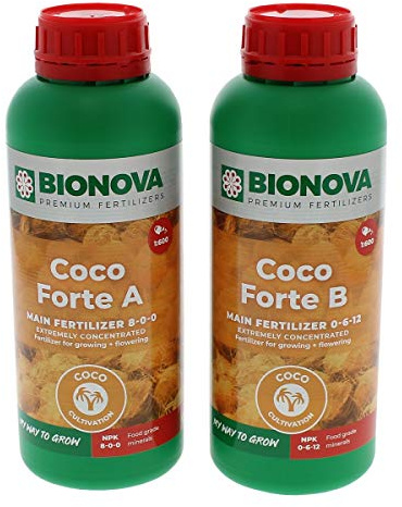 Fertilizante / Abono para el cultivo de Bio Nova Coco Forte A+B (2x1L)