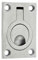 Solid Flush Ring Pull Handle 44mm x 62mm - Satin Stainless Steel