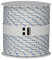 Hummelt Rope Schot Seil Polyesterseil 4mm 100m weiß/blau auf Rolle