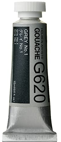Holbein Gouache : 15ml Gray No. 1