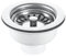 Rak Ceramics MBSWSS85-90 60 mm Mini Stainless Steel Basket Strainer Waste with Stemball Plug