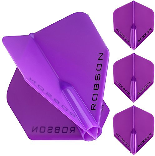 1 Set – Robson Plus – Starke geformte Flights – Standard – für bis zu – mit Gratis Darts Ecke Checkout-Karte