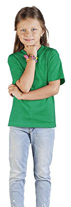Premium T-Shirt Kinder, Dunkelgrün, 92