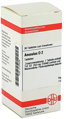 DHU Aesculus D2 Tabletten, 80 St. Tabletten