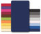 CelinaTex Jersey Topper Spannbettlaken Lucina 140x200-160x200cm dunkel blau 100% Baumwolle gekämmt bis 12cm Matratzenhöhe Spannbettbezug, Leintuch, Bettlaken, elastisch, Strech, Oeko-Tex