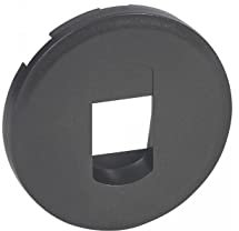 Legrand 067813 Enjoliveur Céliane pour Prise Haut Parleur Simple, Finition Graphite