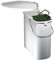 WESCO Abfallsorter 19 Liter VARIO 1 PLUS inkl. Bio Eimer ab 45 cm Schrankbreite, weiß