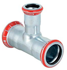 Geberit Mapress ACE. Carbon – Te eingeschränkter Durchmesser 28/18/28 mm verzinkt