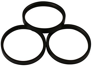 Gardinenringe Metall Schwarz für 20 mm Gardinenstangen – 10 Stück