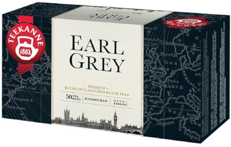 Teekanne Earl Grey Premium Blend of Flavored Fine Black Tea 20 Teabags