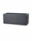 Teraplast Schio Cassa Essential - Vaso per fiori, Plastica, 100% Riciclabile, Superficie opaca, Antracite, 80 x 30 x 30 cm