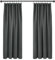 Deconovo Cortina Opaca Fruncidas Gruesa Decór Ventana Accesorios para Habitacion Matrimonio Estilo Moderno Elegante con Bolsillos 2 Piezas 168 x 183 cm Gris Oscuro